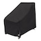 Modern Leisure Black Diamond Patio Chair Cover, Waterproof, 27 in. L x 34 in. W x 31 in. H, Black 3081 - alternate 1